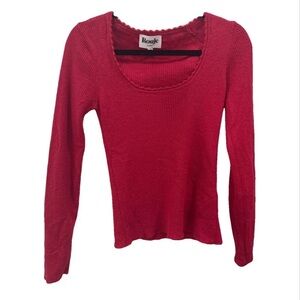 Rouje Red Terry Sweater